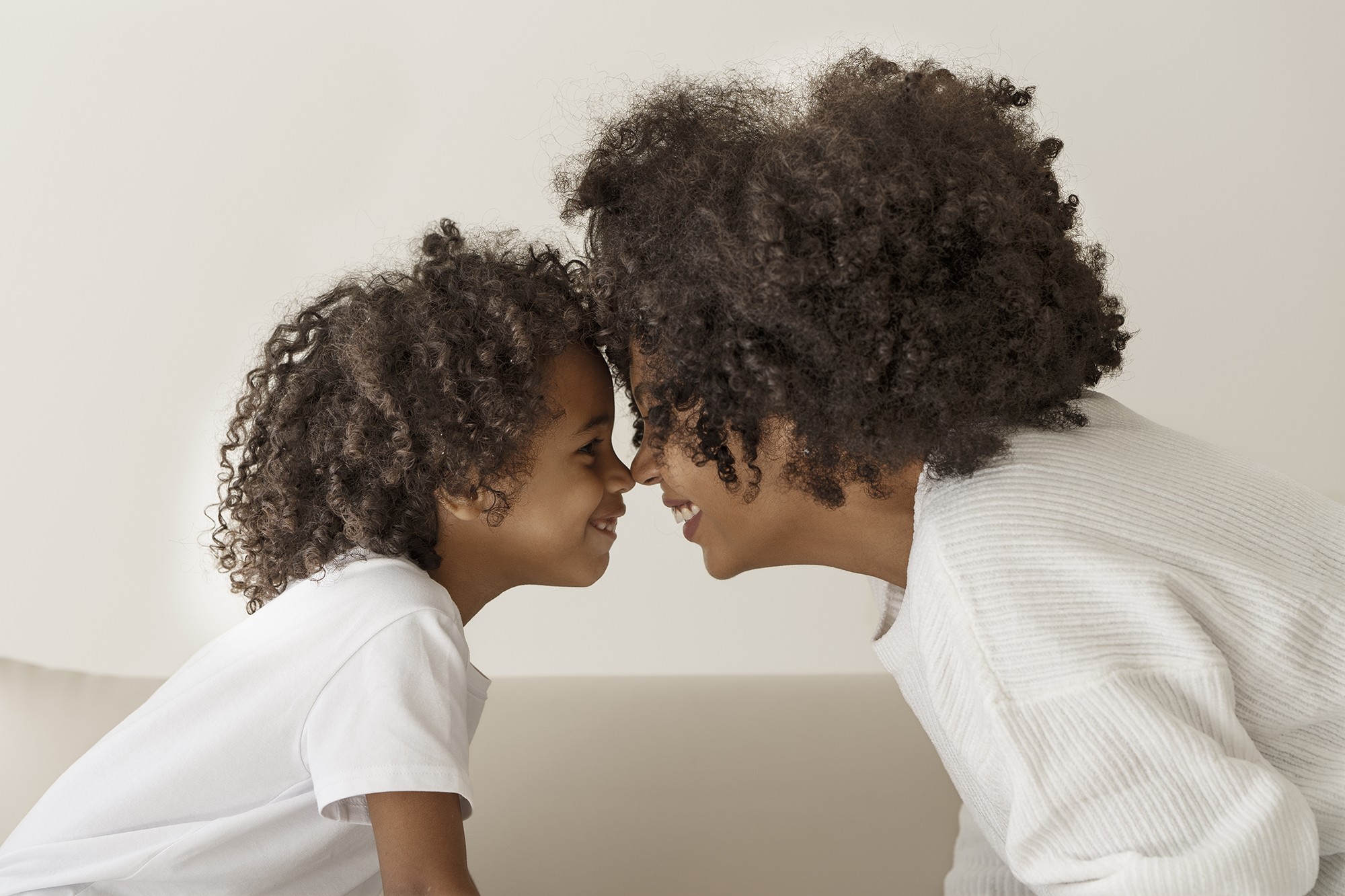 Mamma och son